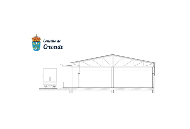 O Concello avanza na reforma do Mercado municipal de Crecente